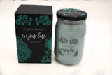 Going Coastal Scented Candles in Sea Foam Green