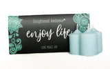 Christmas Splendor Scented Candles Blue