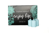 Christmas Splendor Scented Candles Blue
